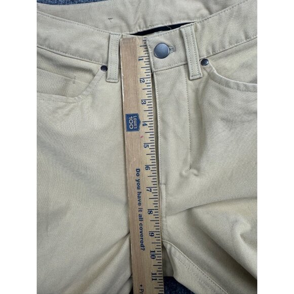 Lululemon ABC Pants Men's 28 Cream Tan Classic Fit Utilitech Straight Leg Chino - Picture 4 of 9